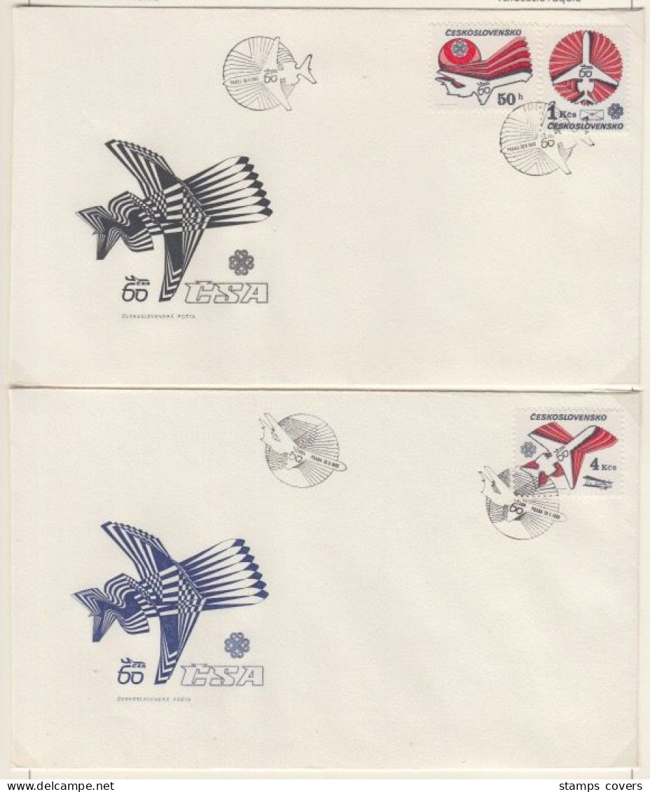 CESKOSLOVENSKO FDC MICHEL 2727/29 Csa - FDC