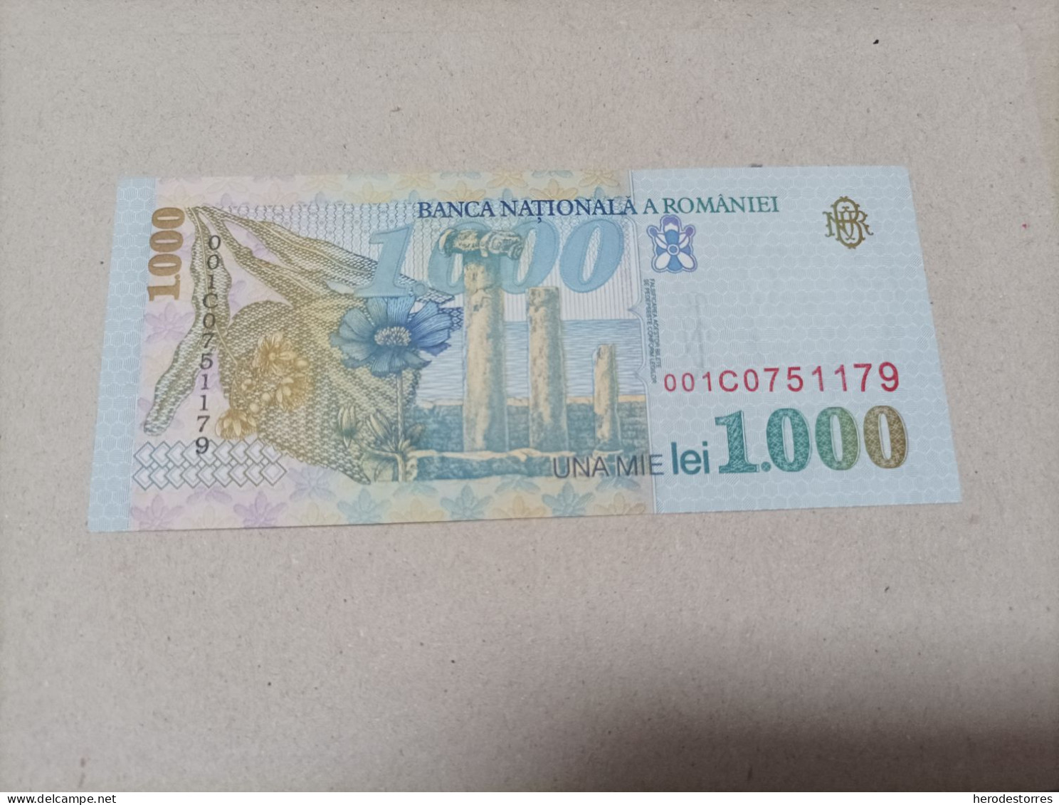 Billete Rumania, 1000 Lei, Año 1998, UNC - Romania