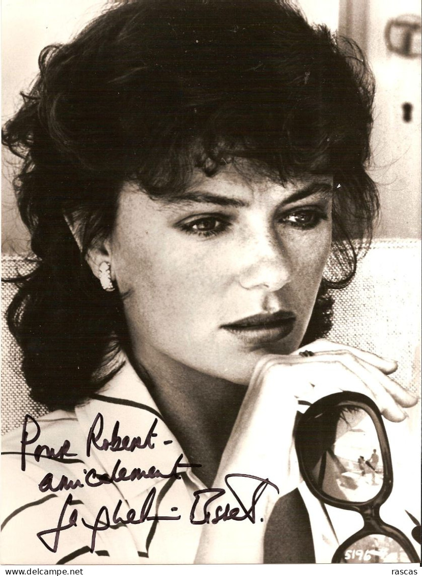 PHOTO GRAND FORMAT 1 - ENV 1 - CINEMA - THEATRE - PHOTO DEDICACEE DE L'ACTRICE BRITANNIQUE JACQUELINE BISSET - Signed Photographs