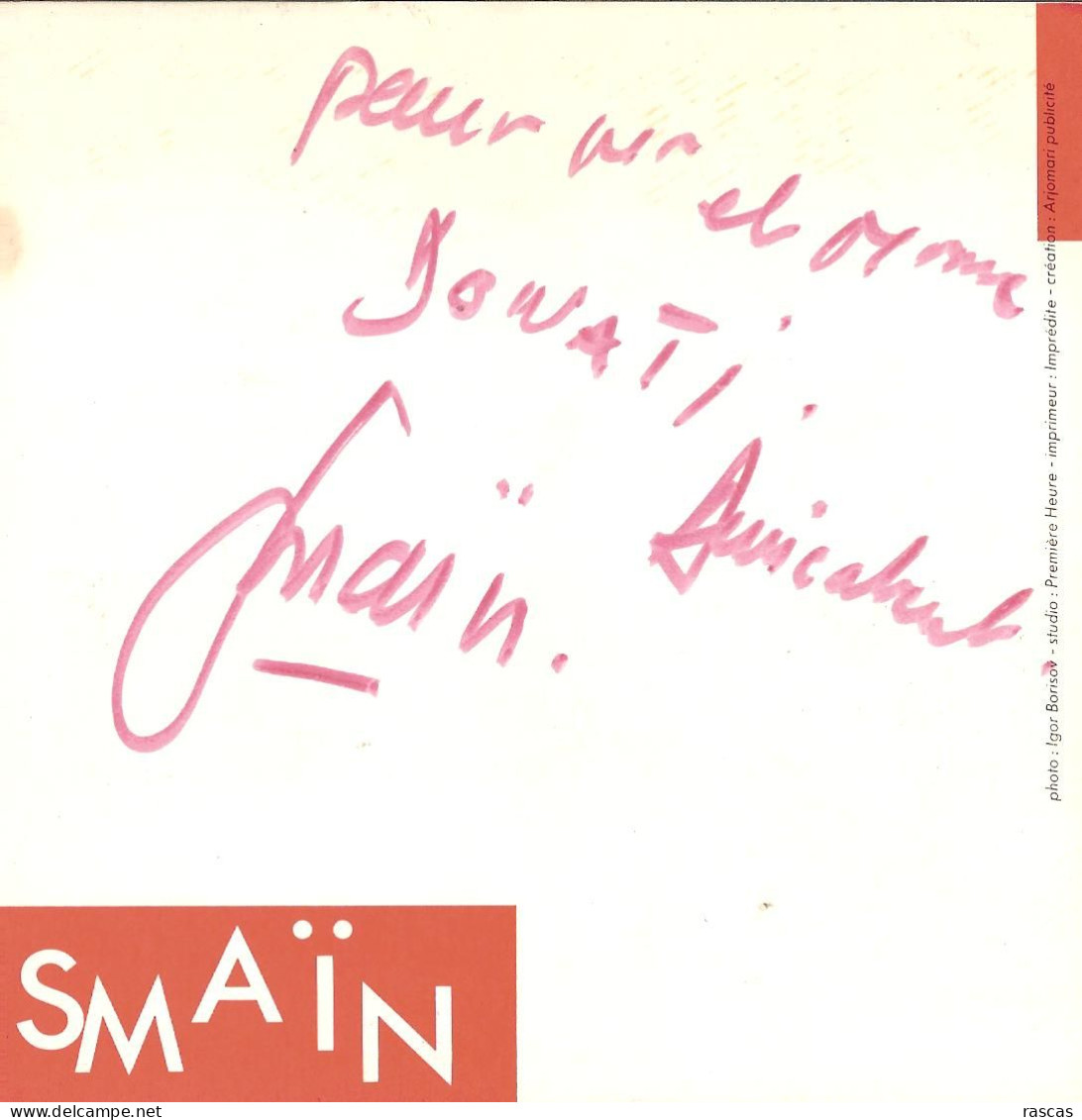 PHOTO GRAND FORMAT 1 - ENV 1 - CINEMA - THEATRE - PHOTO DEDICACEE DE L'HUMORISTE SMAIN - Fotos Dedicadas