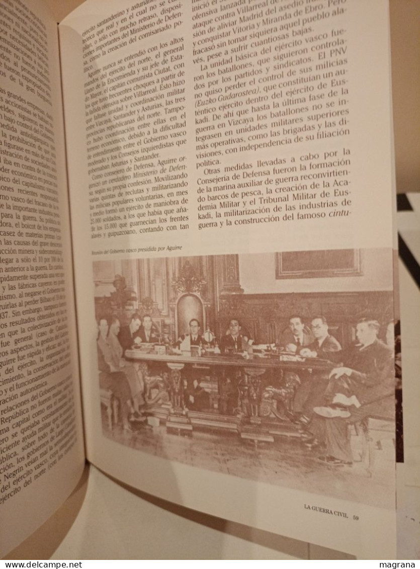 La Guerra Civil Española. 12- La Campaña Del Norte (Abril- Octubre 1937). Ediciones Folio. 1997. 104 Páginas. - Kultur
