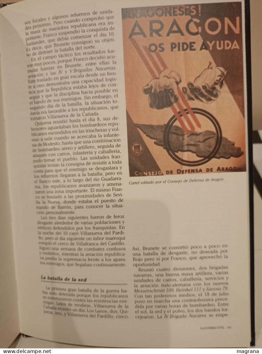 La Guerra Civil Española. 12- La Campaña Del Norte (Abril- Octubre 1937). Ediciones Folio. 1997. 104 Páginas. - Cultura