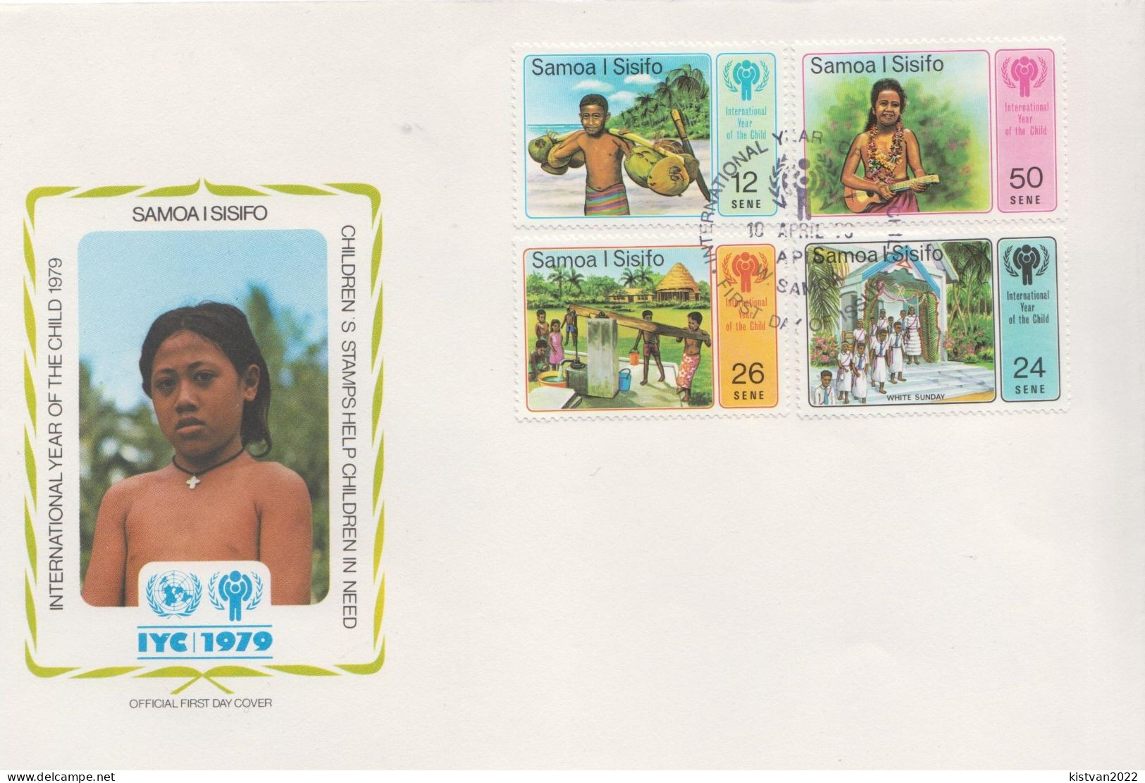 Samoa Set On FDC - Other & Unclassified