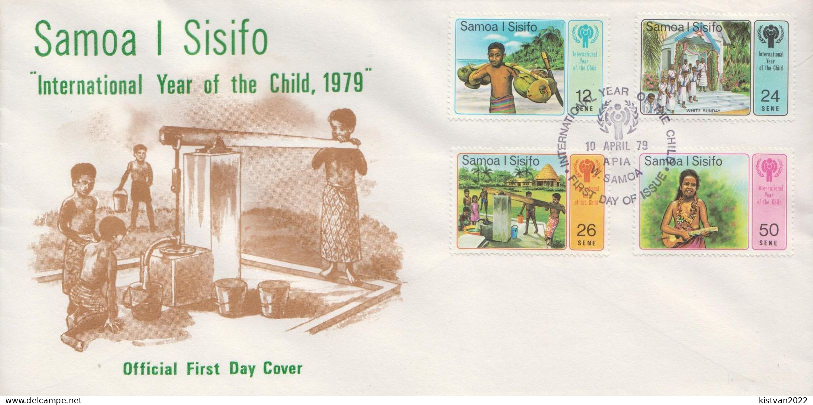 Samoa Set On FDC - Other & Unclassified