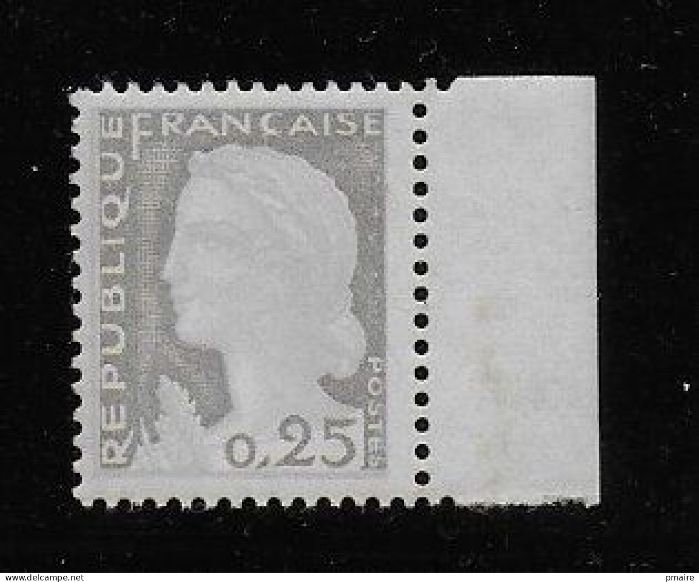 France Yvert N° 1263 Variété Non Référencée RRR Peu De Rouge Mélangé Au Gris - Unused Stamps