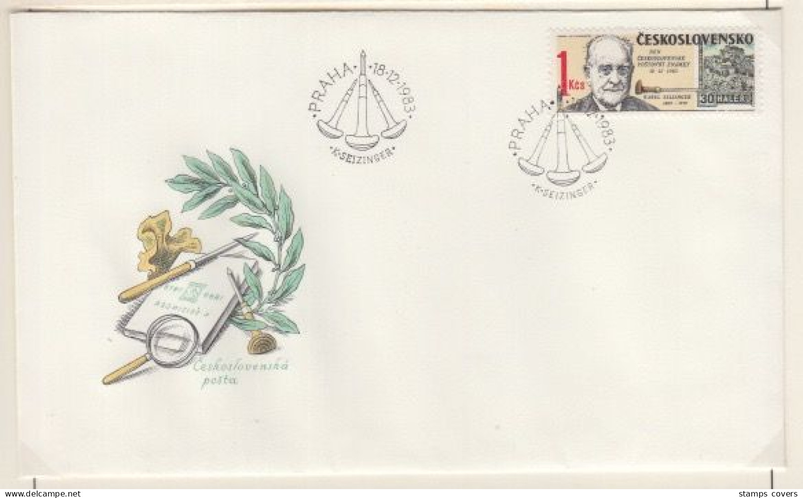 CESKOSLOVENSKO FDC MICHEL 2747 & 2748 Seizinger & Burgen - FDC