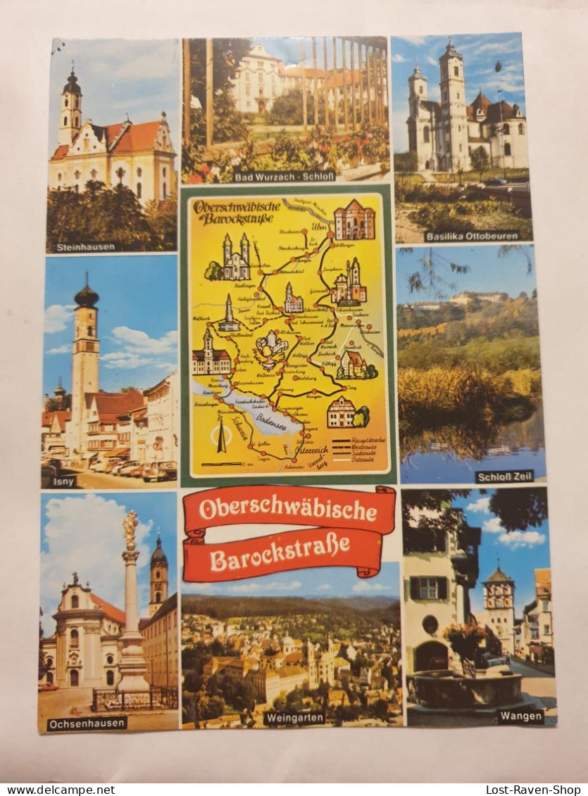 Oberschwäbische Barockstraße - Carte Geografiche