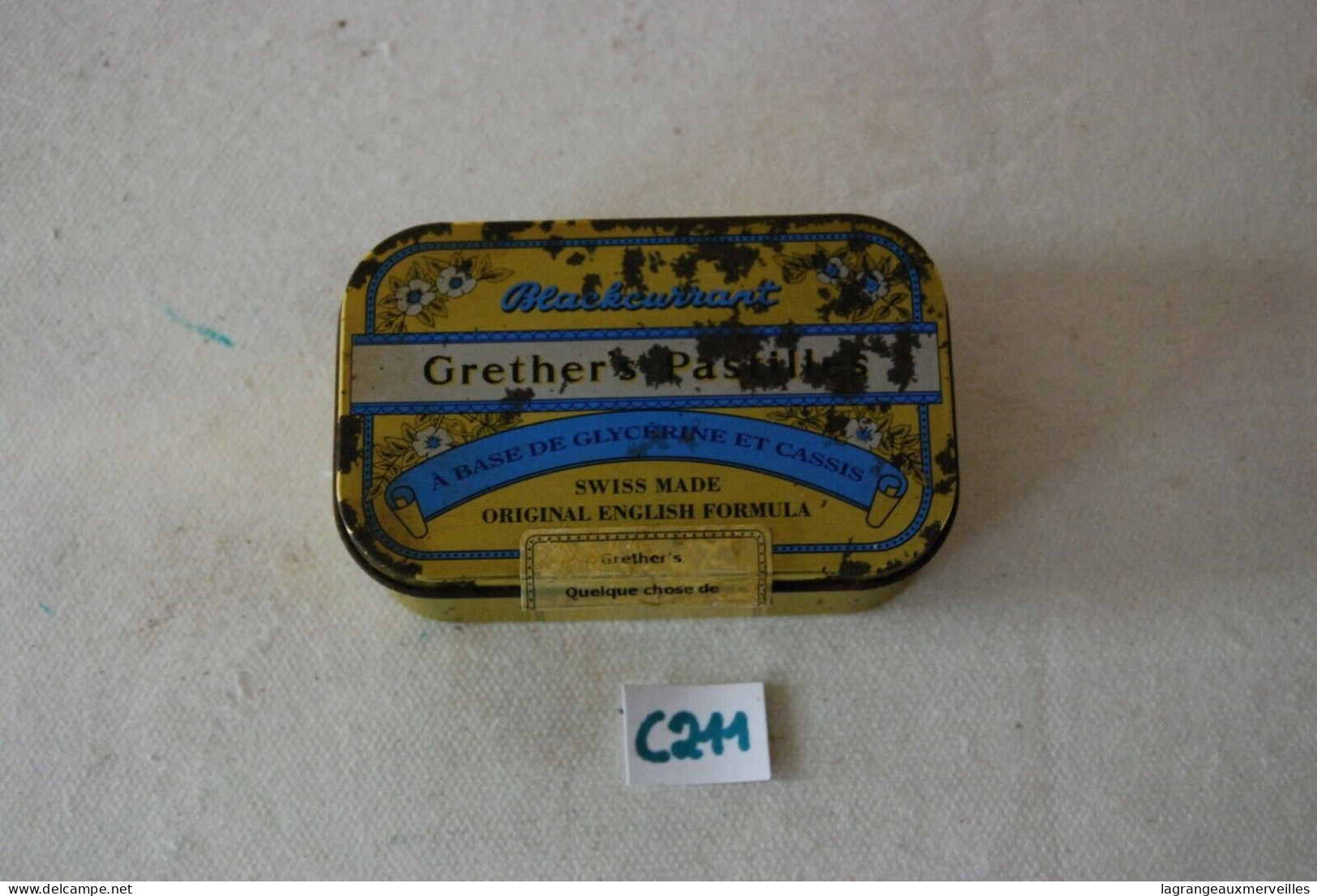 C211 Ancienne Boite - Métal - Pastilles - England - Boxes