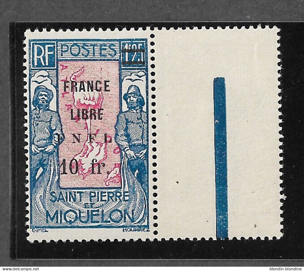 SPM MIQUELON YT 289 NEUF** TB Avec Variété Constante E De LIBRE Cassé. - Unused Stamps