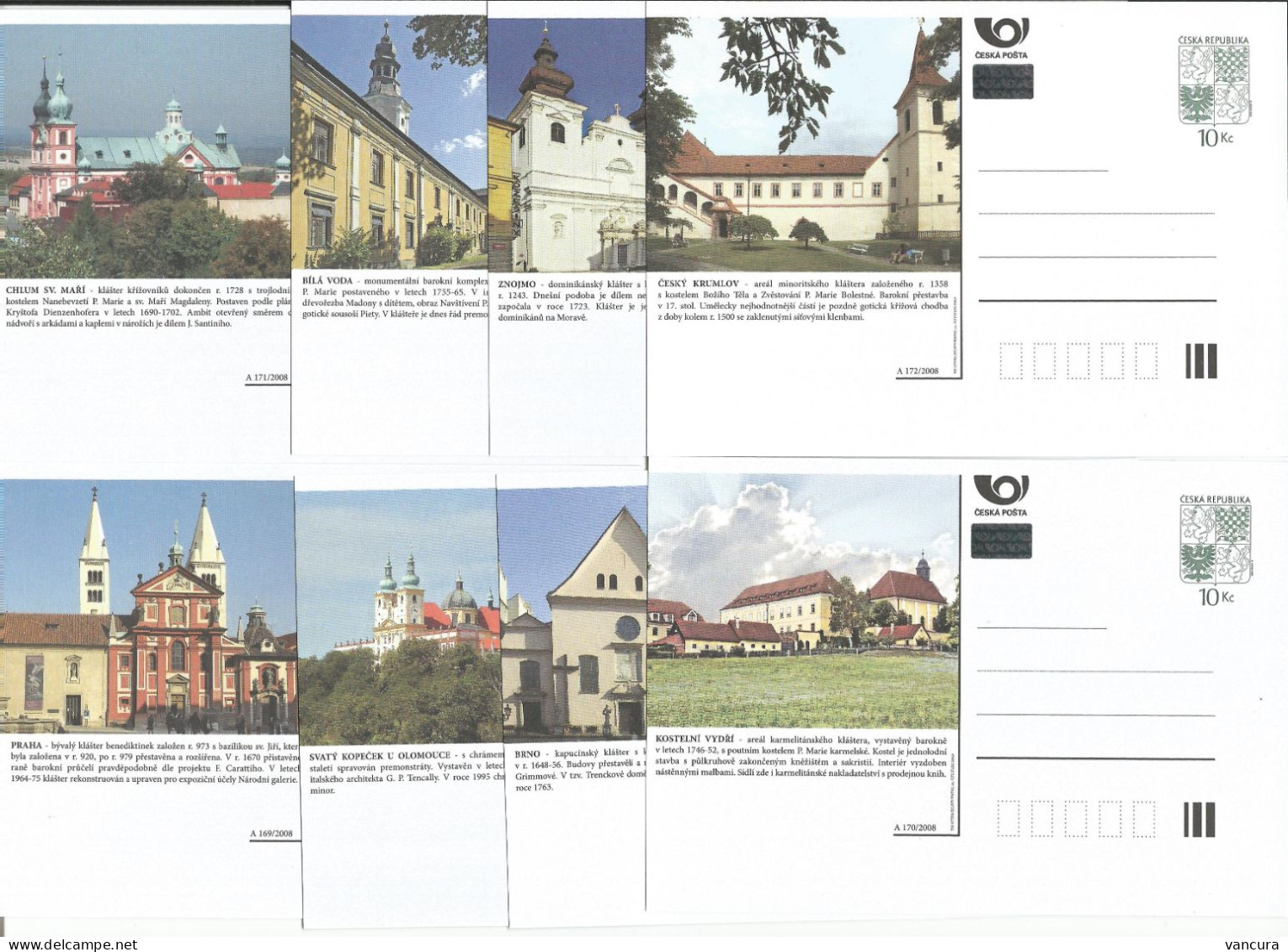 CDV 118 A Czech Republic Architecture 2008 - Abbeys & Monasteries