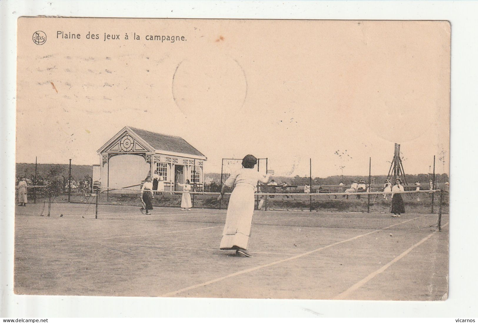 CP BELGIQUE BRUXELLES Plaine Des Jeux à La Campagne (tennis) - Bossen, Parken, Tuinen