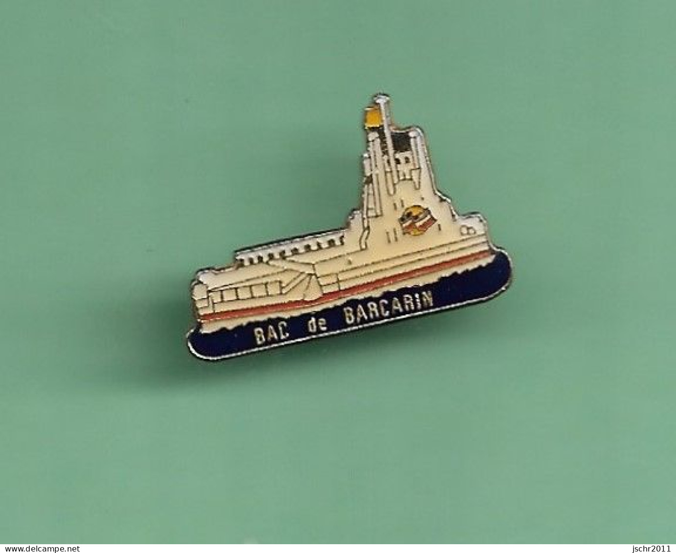 1 PIN'S *** BAC DE BARCARIN *** WW01 - Bateaux