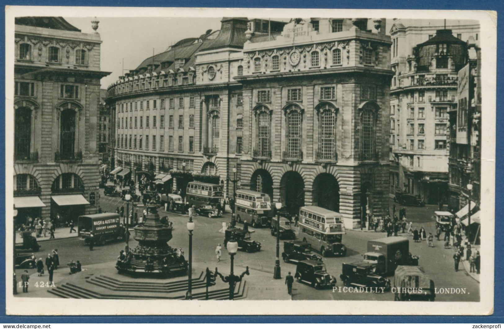 Piccadilly Circus London England, Gelaufen 1957 (AK2795) - Piccadilly Circus