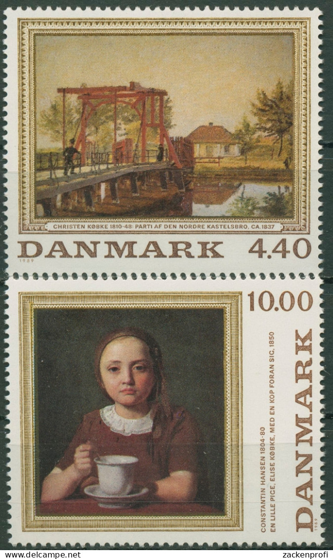 Dänemark 1989 Gemälde Kastellbrücke Mädchen 961/62 Postfrisch - Ongebruikt