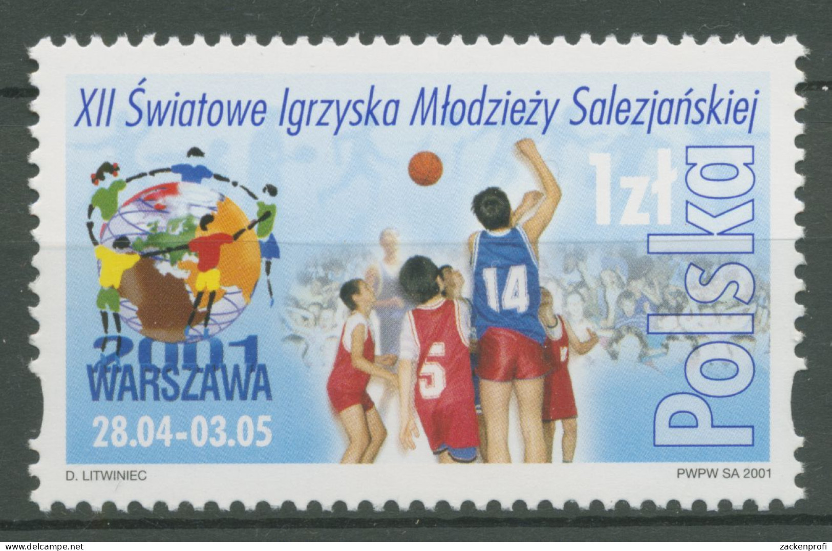 Polen 2001 Salesianer-Jugend Sportspiele 3885 Postfrisch - Unused Stamps