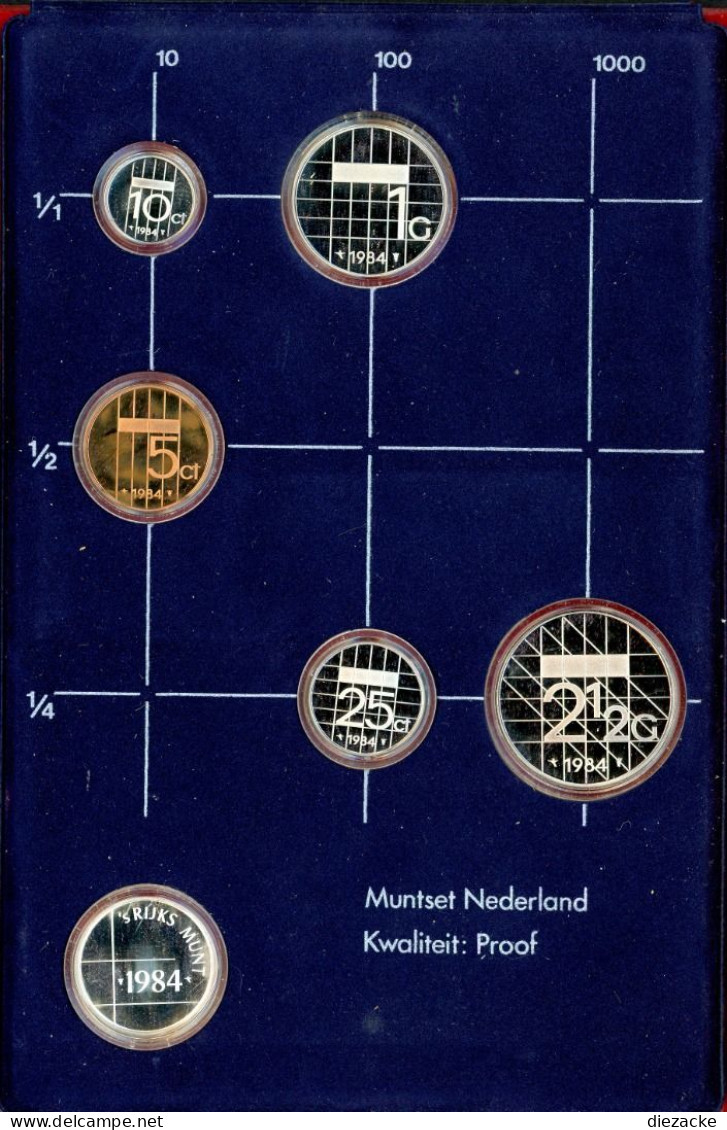 Niederlande 1984 KMS/ Kursmünzensatz Im Folder PP (MZ1230 - Altri & Non Classificati