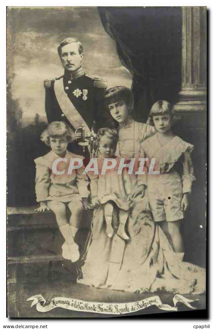 CPA Sainte Famille Royale De Belgique - Königshäuser