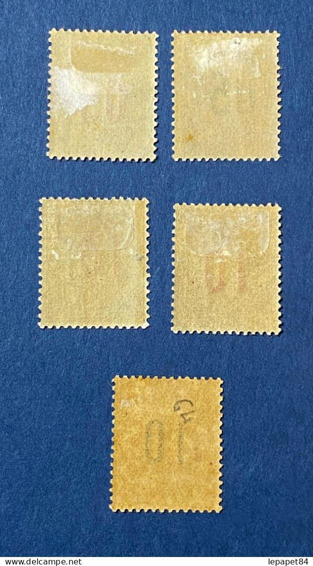 YT N° 60-61-62-63-64 Neuf* - Unused Stamps