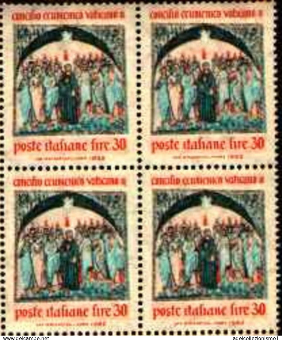 74183) ITALIA LOTTO QUARTINE ANNO 1963 MNH** VEDI FOTO - 1961-70: Mint/hinged