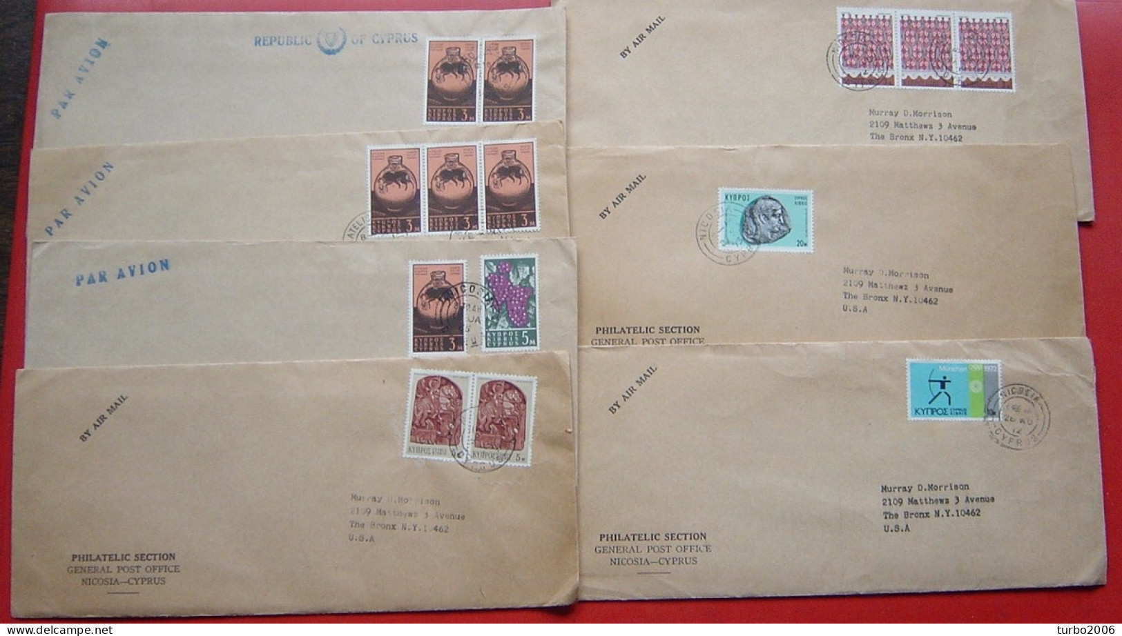 CYPRUS Olders Covers Some With Stampinformation Inside As Shown On Scans. - Lettres & Documents