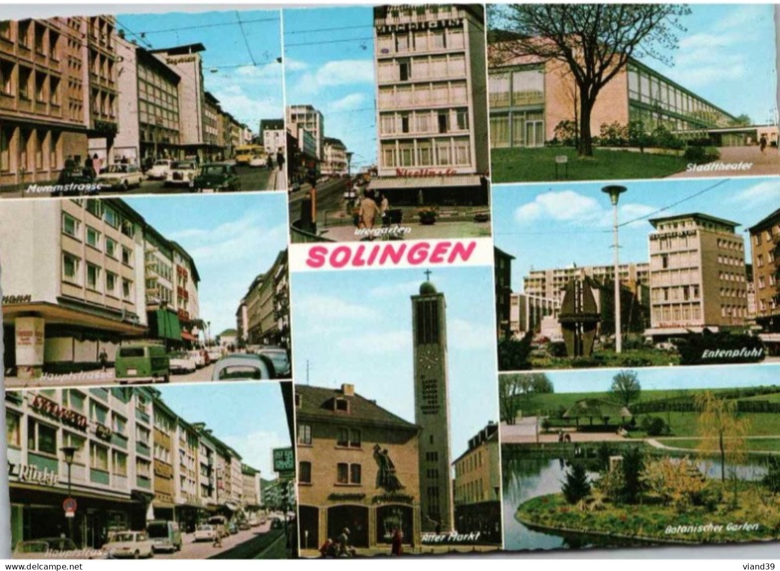 SOLINGEN. -     Cachet Poste1976 - Solingen