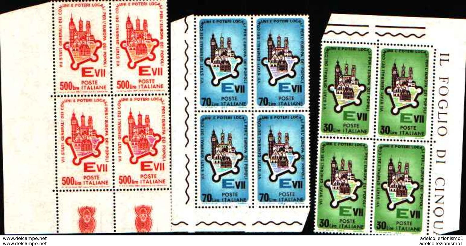 74174) ITALIA LOTTO QUARTINE ANNO 1964 MNH** VEDI FOTO - 1961-70: Mint/hinged