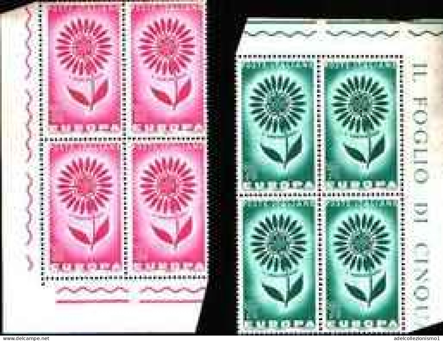 74174) ITALIA LOTTO QUARTINE ANNO 1964 MNH** VEDI FOTO