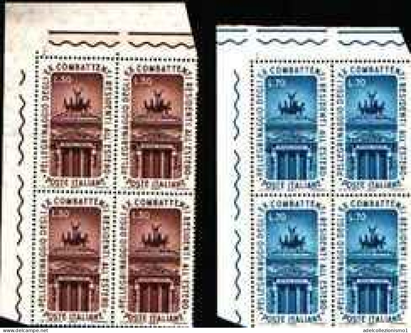 74174) ITALIA LOTTO QUARTINE ANNO 1964 MNH** VEDI FOTO