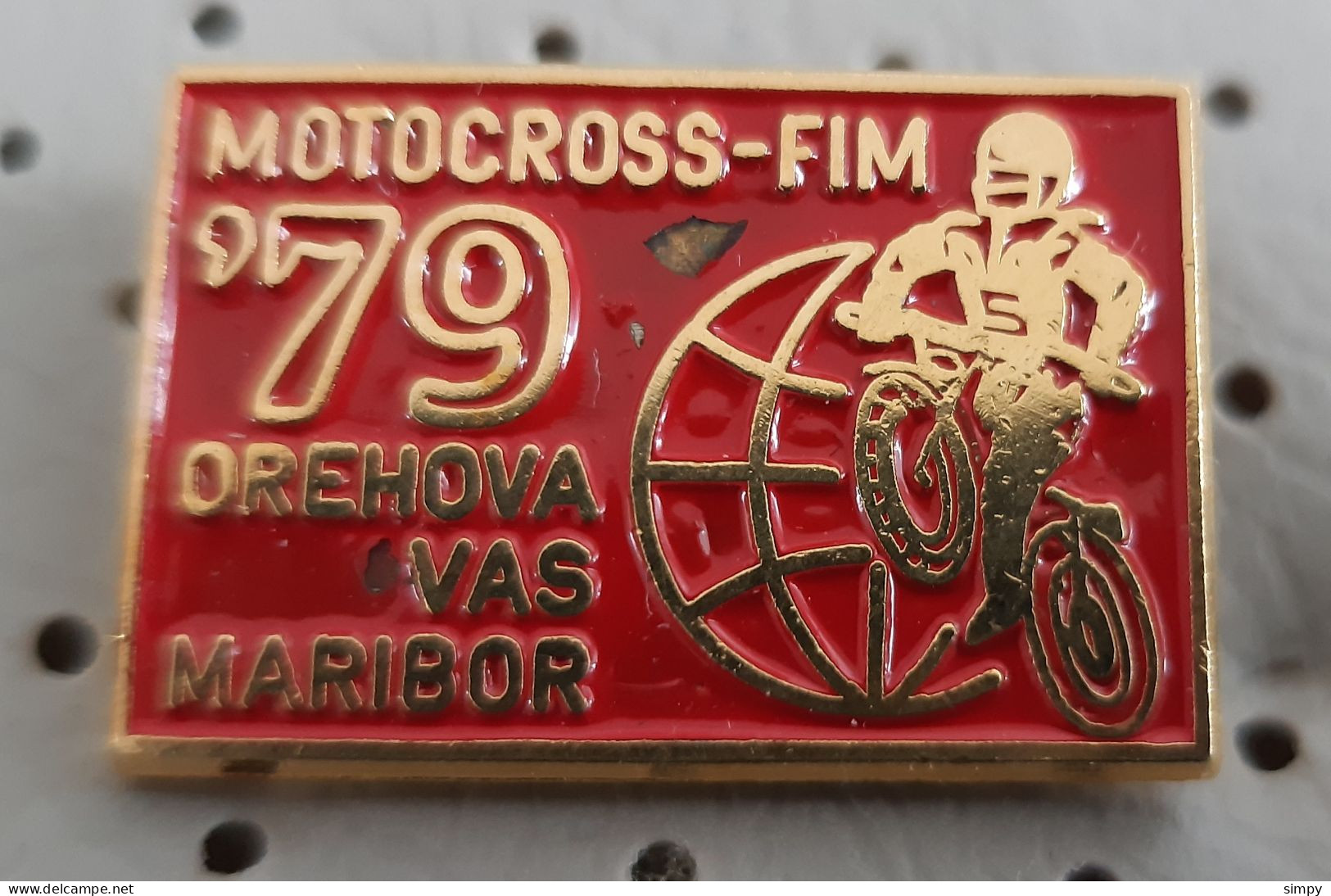 Motocross FIM Orehova Vas Maribor 1979 Slovenia Yugoslavia  Motorbike, Motorcycle  Pin - Motorfietsen