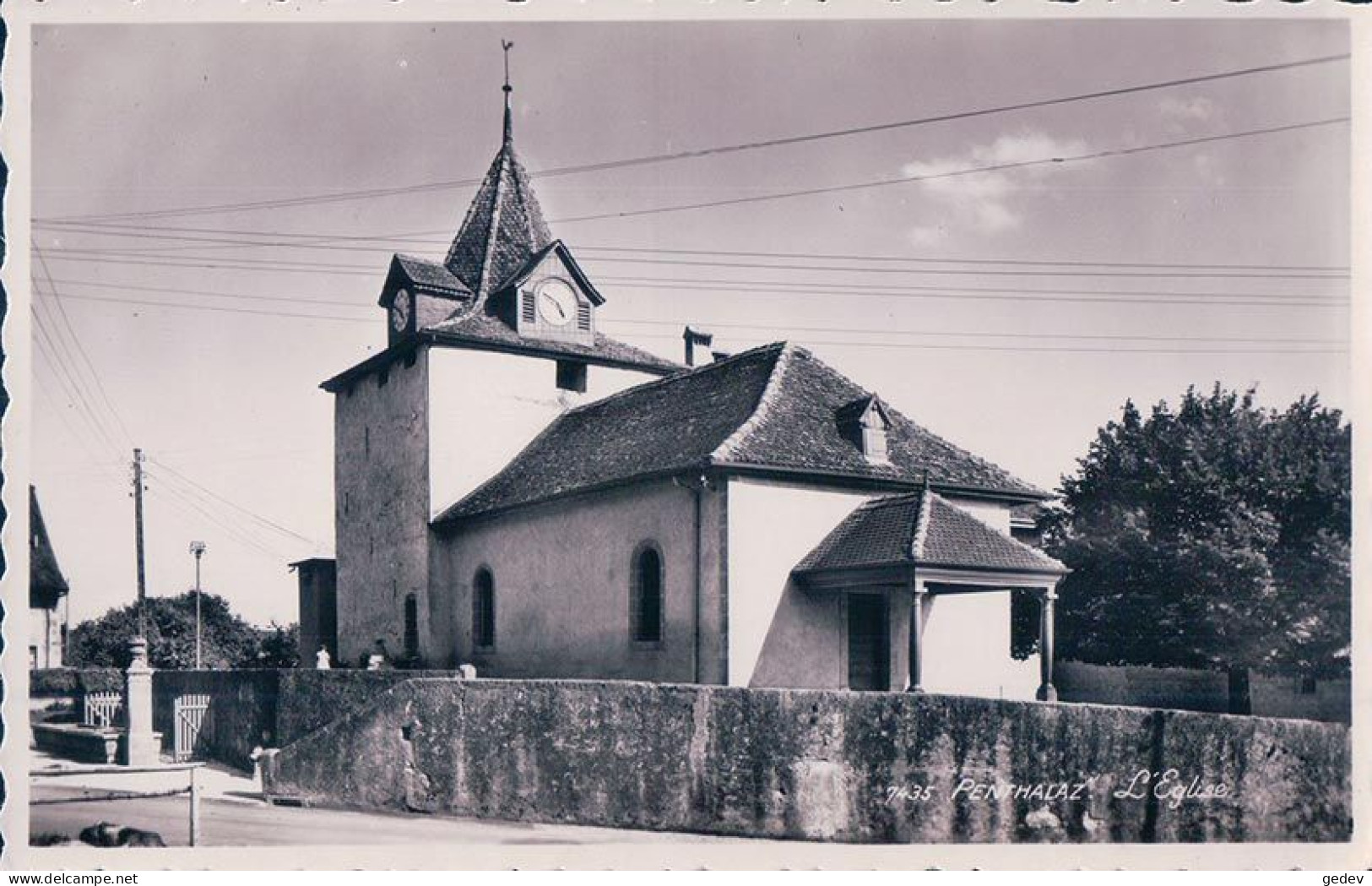 Penthalaz VD, Eglise (7435) - Penthalaz