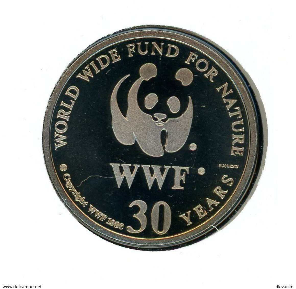 Rumänien 1993 Numisbrief Medaille Pelikan 30 Jahre WWF, CuNi PP (MD813 - Unclassified