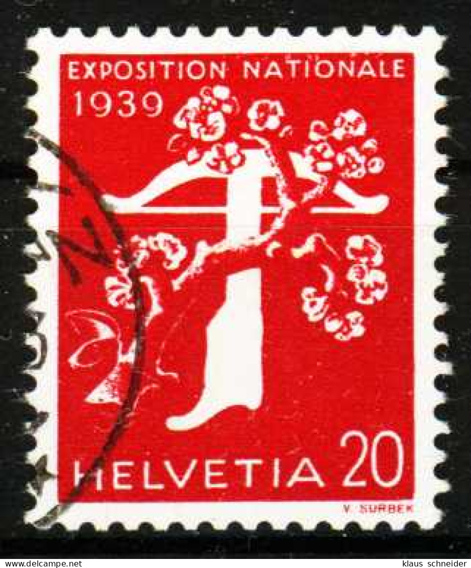 SCHWEIZ Nr 350yR Gestempelt X2904C2 - Rouleaux