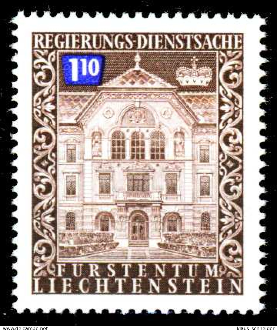 LIECHTENSTEIN DIENSTMARKEN 1976 89 Nr 66 Postfrisch S4FF58E - Official