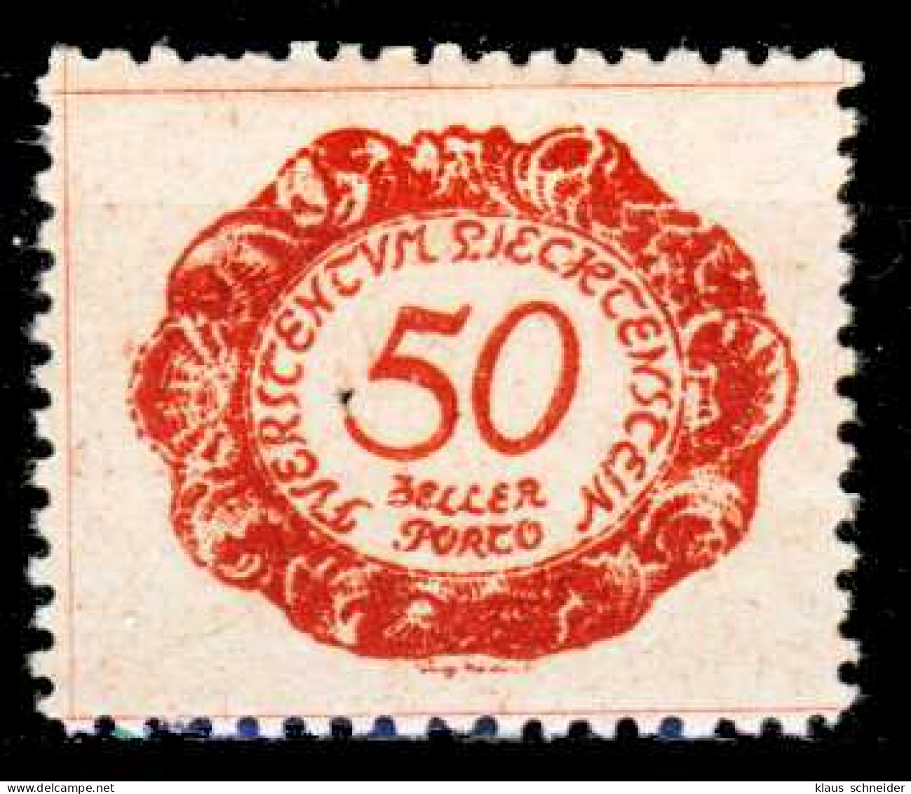 LIECHTENSTEIN PORTOMARKEN 1920 Nr 8 Postfrisch X2A69C6 - Strafportzegels