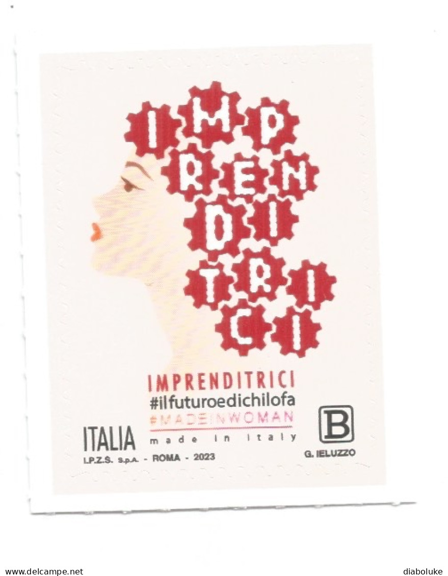 (REPUBBLICA ITALIANA) 2023, IMPRENDITRICI - Francobollo Nuovo MNH* - 2021-...: Mint/hinged
