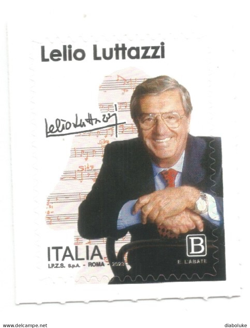 (REPUBBLICA ITALIANA) 2023, LELIO LUTTAZZI - Francobollo Nuovo MNH* - 2021-...:  Nuovi