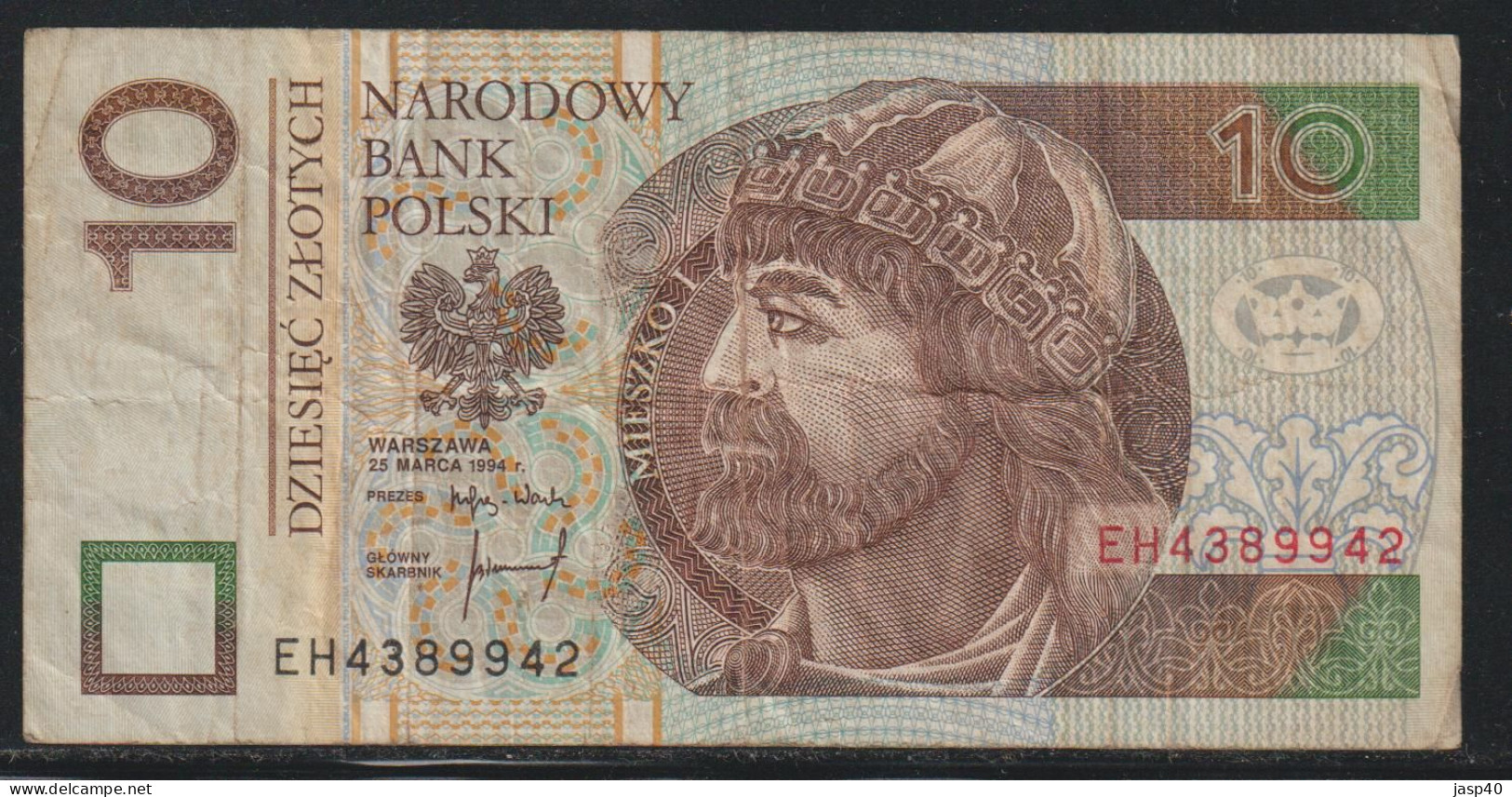 POLONIA - 10 ZLOT DE 1994 - Polonia