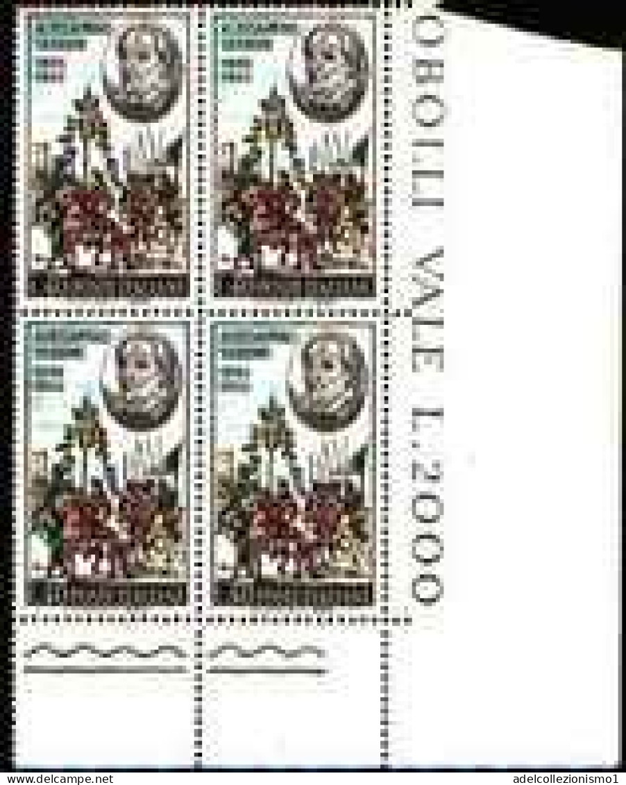 74184) ITALIA LOTTO QUARTINE ANNO 1965 MNH** VEDI FOTO