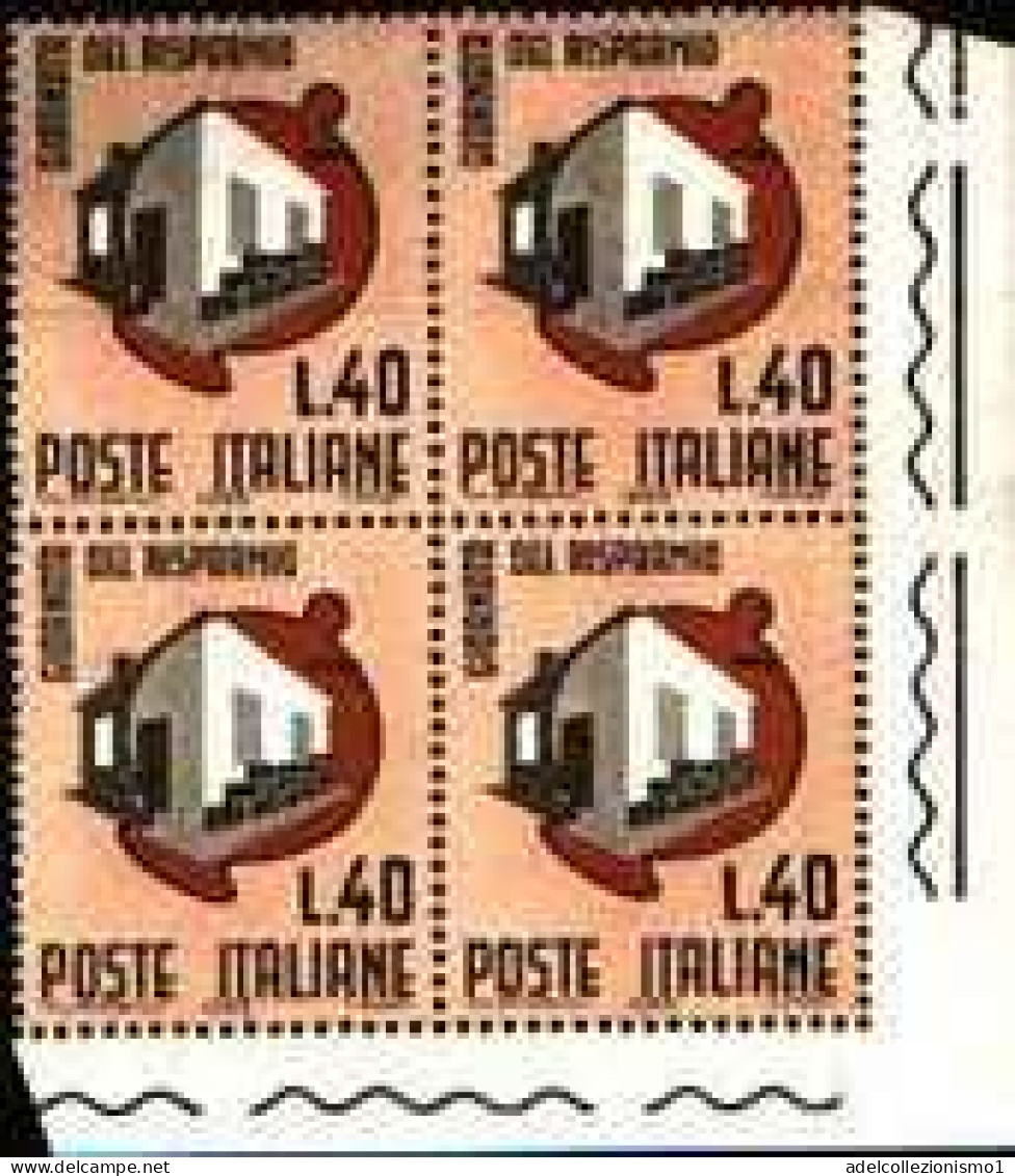 74184) ITALIA LOTTO QUARTINE ANNO 1965 MNH** VEDI FOTO