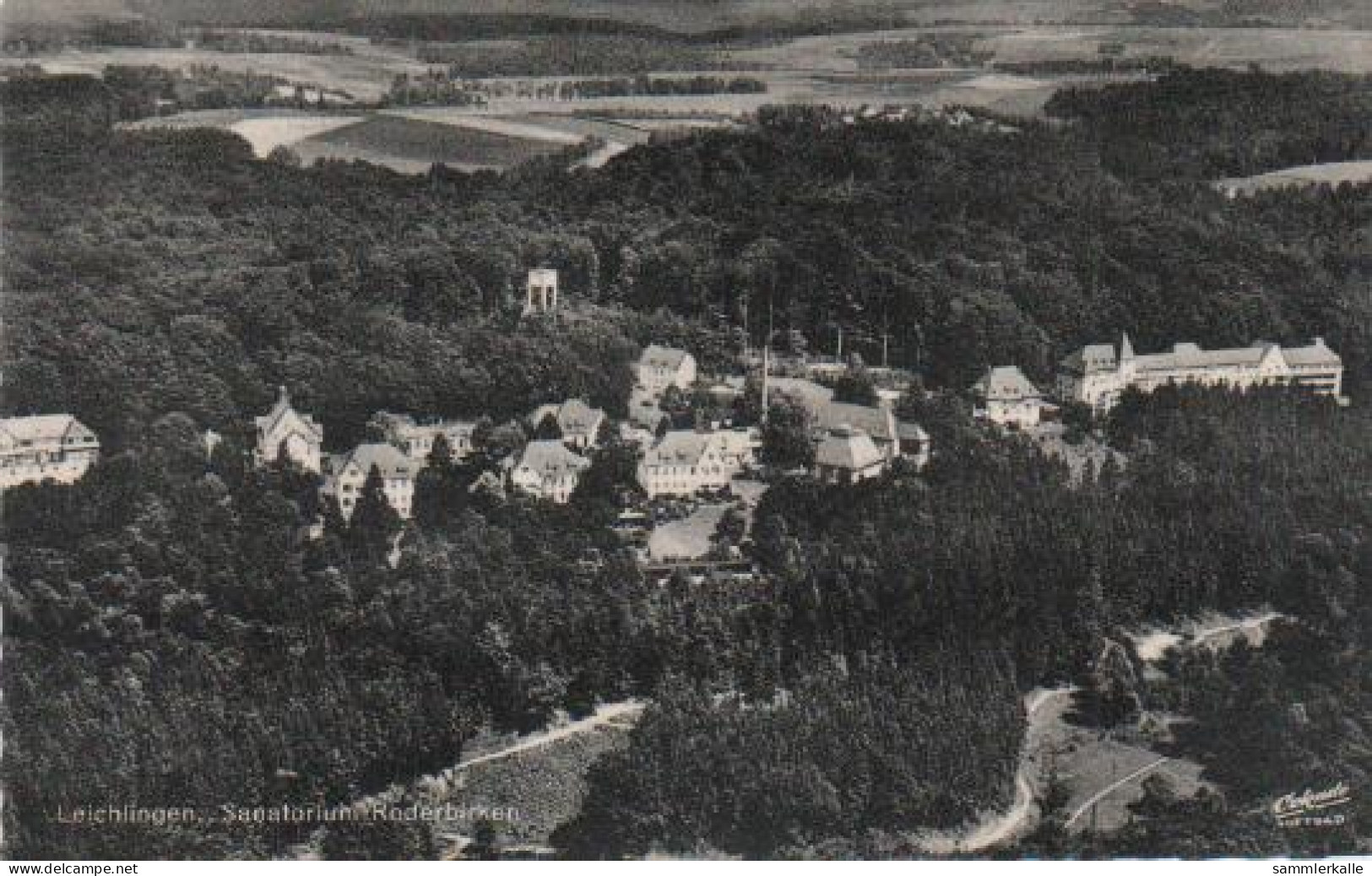5358 - Leichlingen - Sanatorium Roderbirken Luftbild - 1962 - Bergisch Gladbach