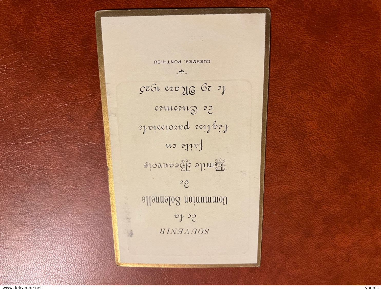 24go - Emile Beaurois Vues Mes 1925 - Kommunion Und Konfirmazion