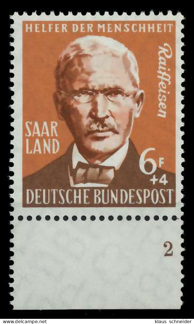 SAAR OPD 1958 Nr 441 Postfrisch FORM2 X79C4FA - Unused Stamps