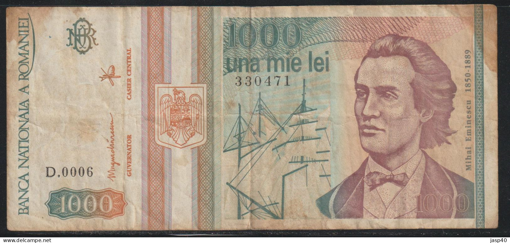 ROMENIA - 1000 LEI DE 1993 - Rumania