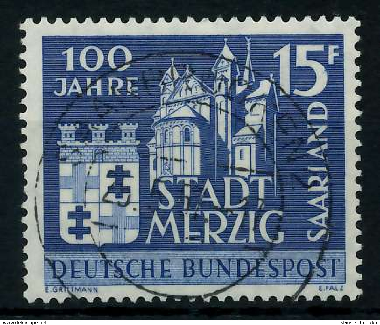 SAAR OPD 1957 Nr 401 Zentrisch Gestempelt X79C986 - Used Stamps