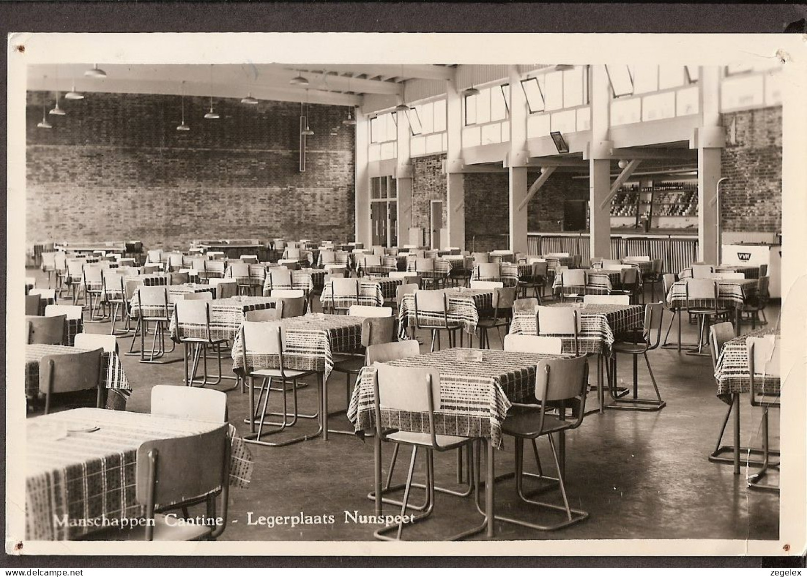 Nunspeet - Manschappen Cantine - Legerplaats. 1953 - Nunspeet