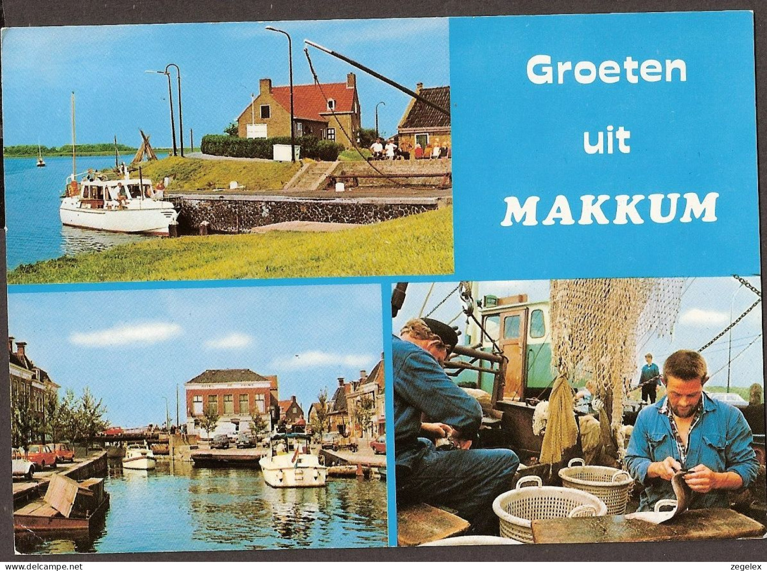 Makkum - Vissers, Pêcheurs, Sluisje, Haven - Makkum