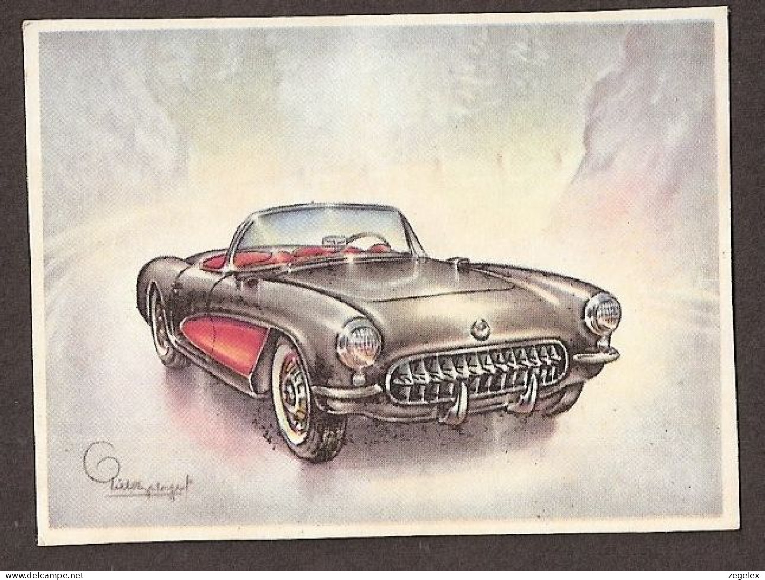 Chevrolet Corvette 1956 (USA) -  - Automobile, Voiture, Oldtimer, Car. Voir Description, See  Description. - Auto's