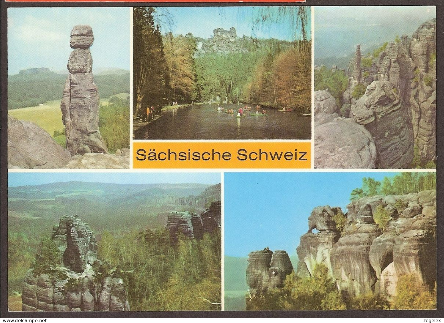 Barbarine, Amselsee Mit "Lokomotive" - Sachsische Schweiz - Koenigstein (Saechs. Schw.)