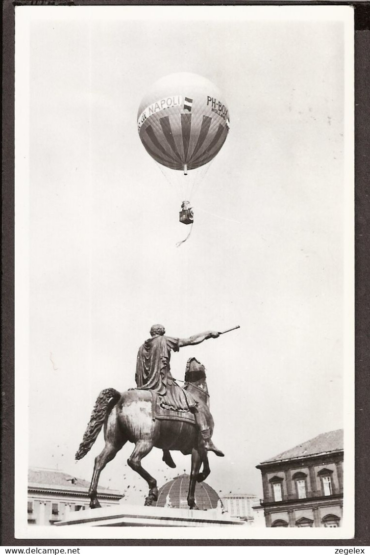 Ballon Néerlandais à L'italienne Balloonpost Ci-dessus Naples! - Dutch Balloon With Italian Balloonpost - Globos