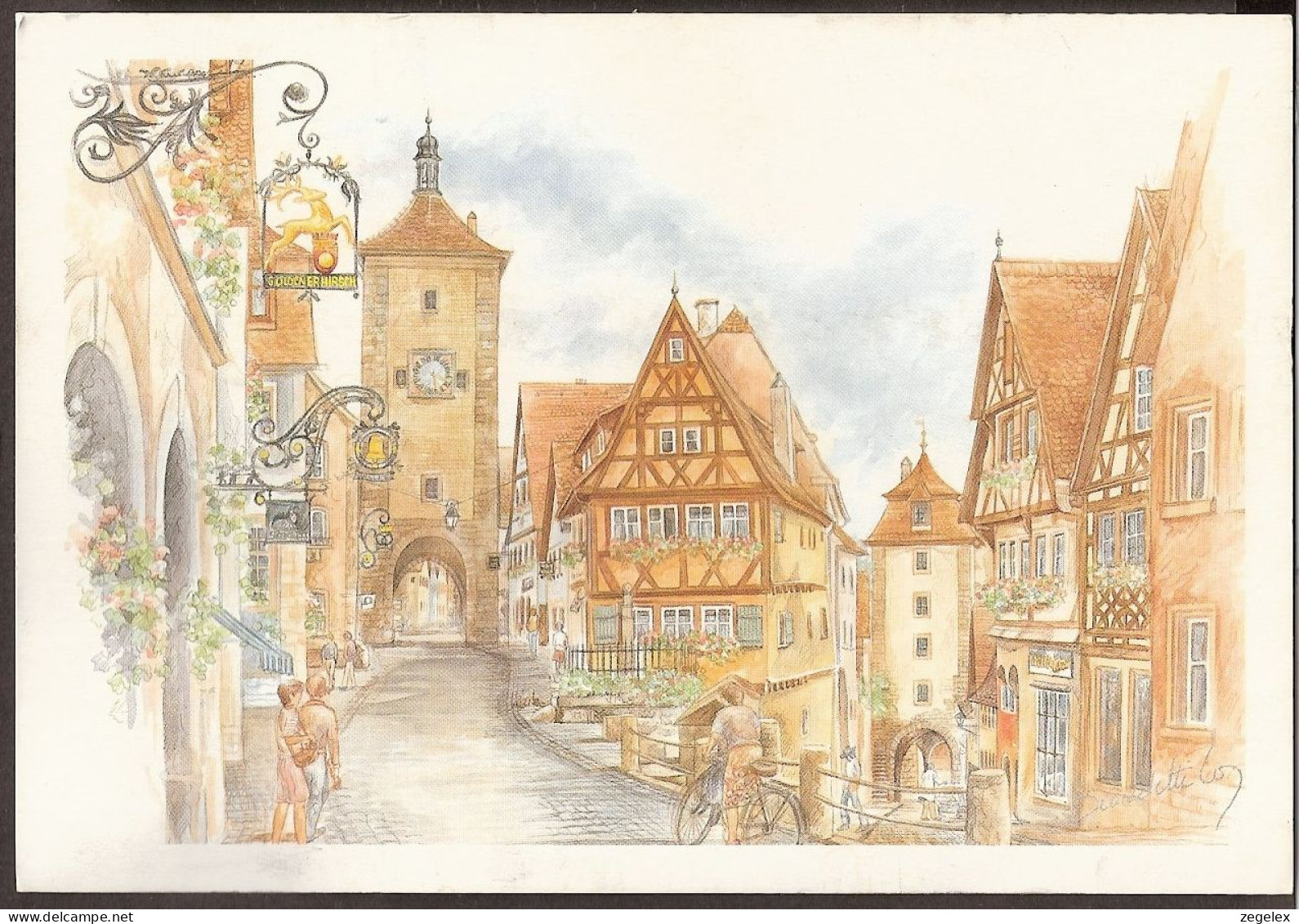 Rothenburg O .T. Plönlein - Rotenburg (Wuemme)